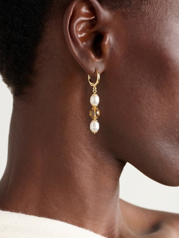 Amelie Swarovski İnci Küpe