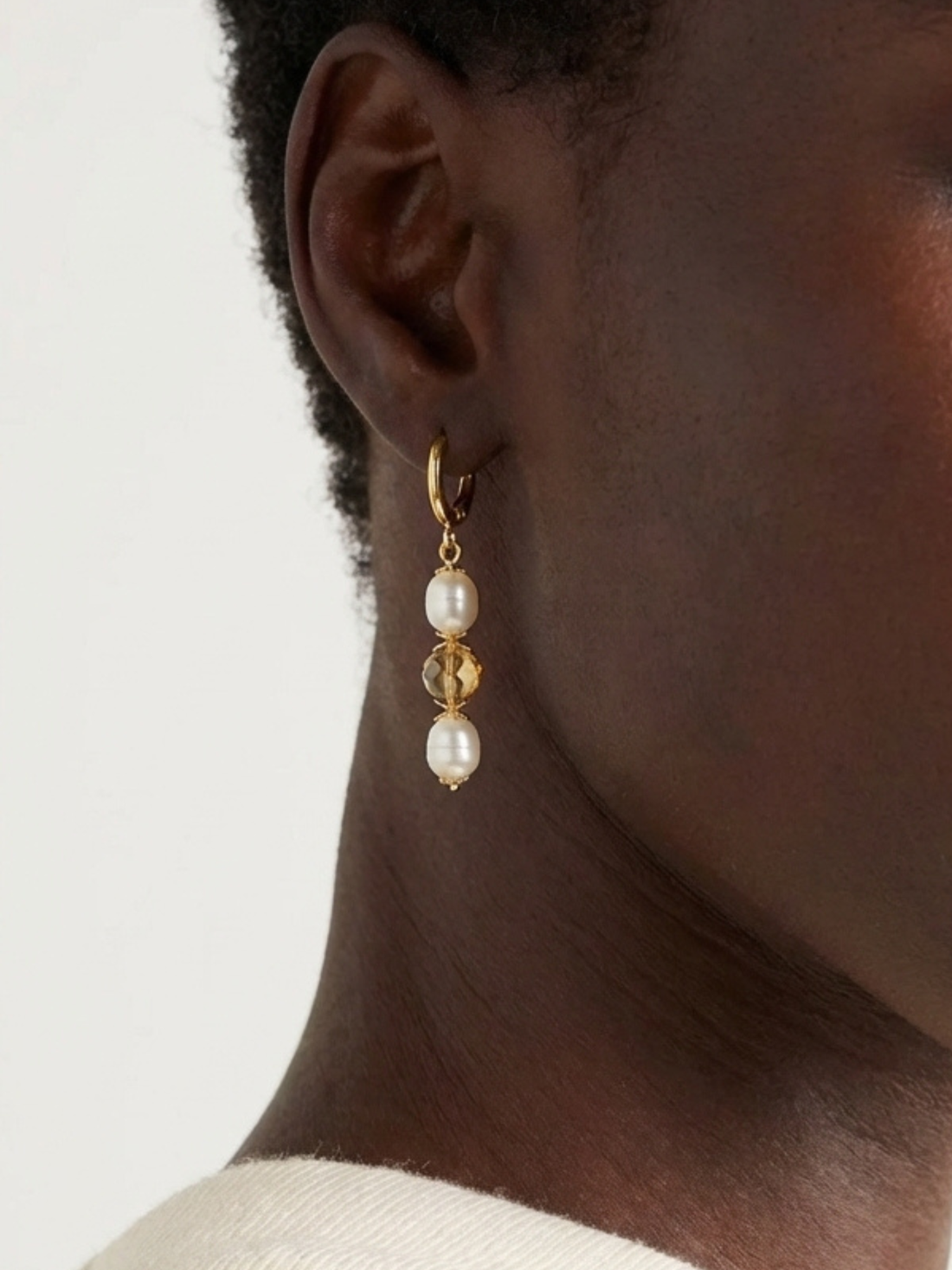 Amelie Swarovski İnci Küpe