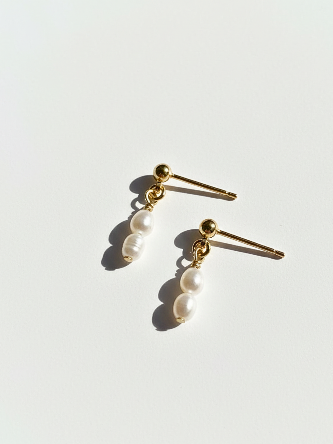 İlia Minimal İnci Küpe