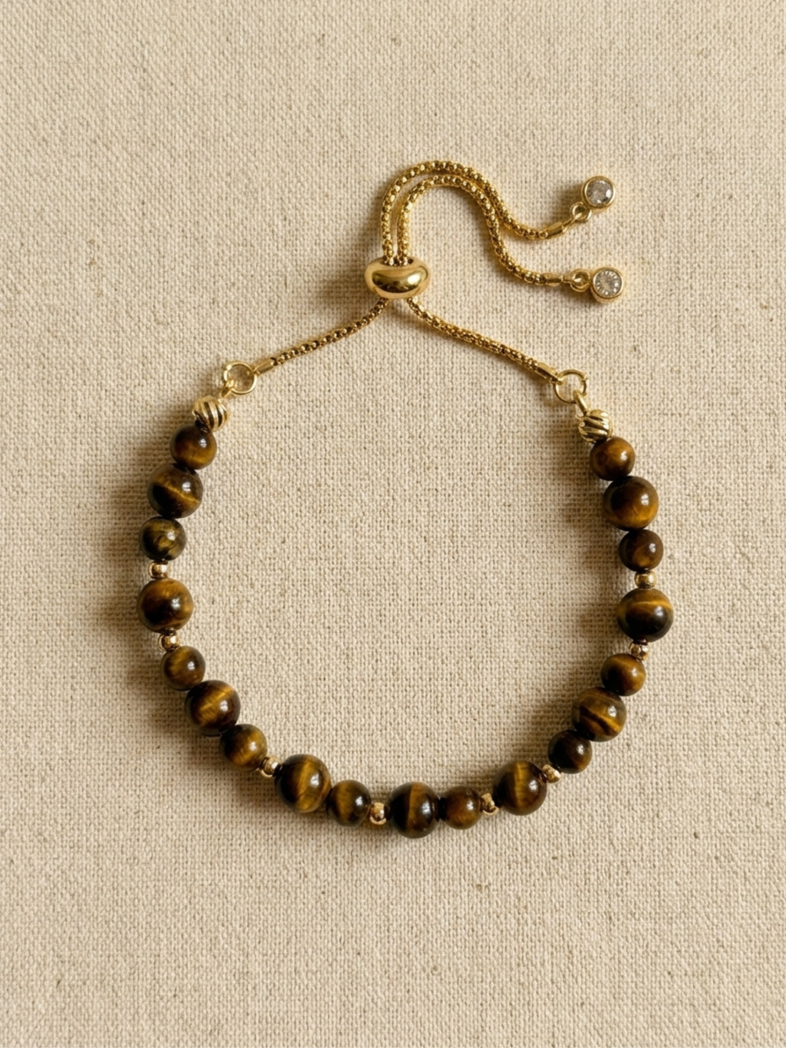 Kaplan Gözü Doğal Taş Bileklik