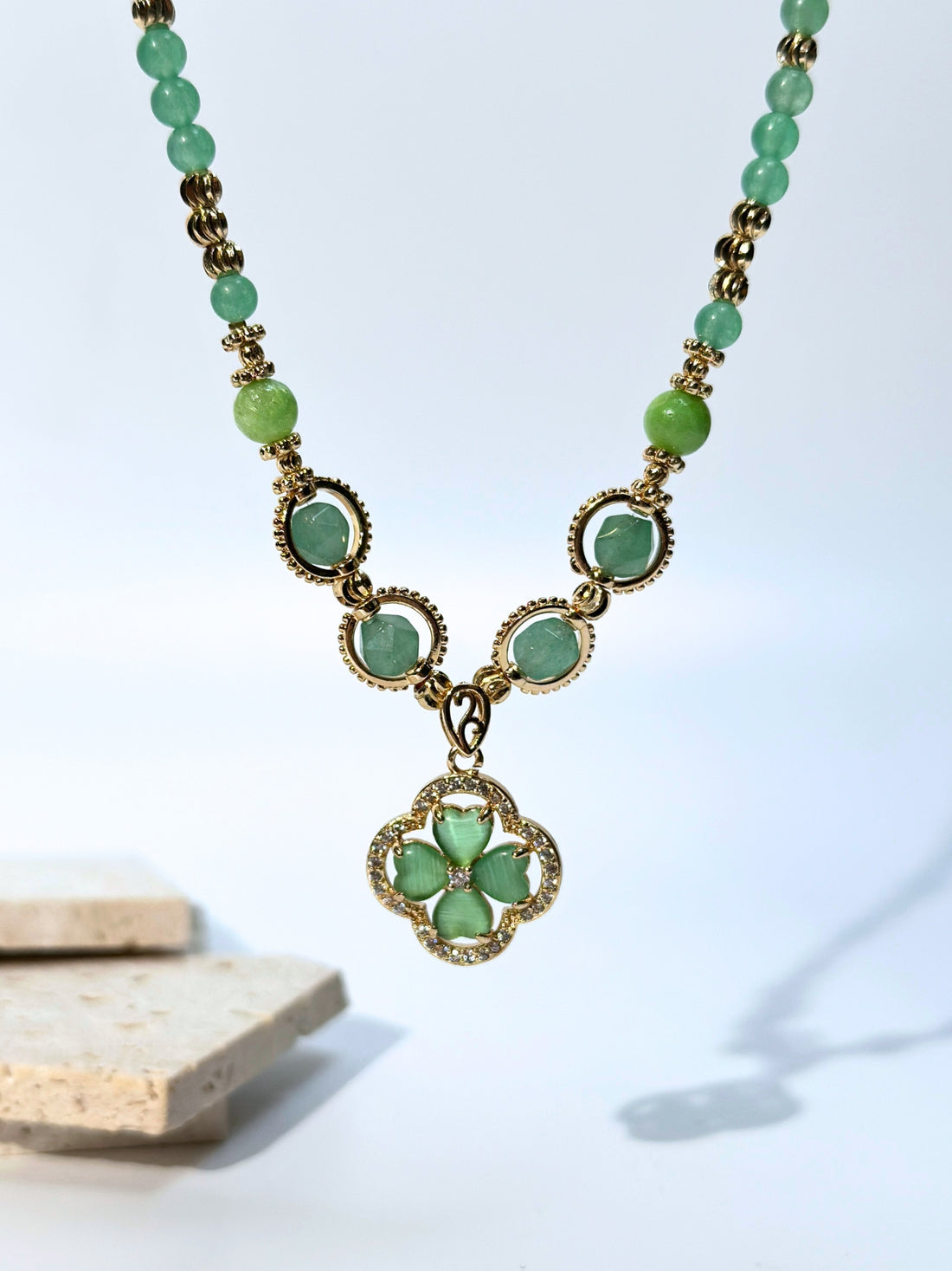 Riva Yonca Charm Aventurin Kolye