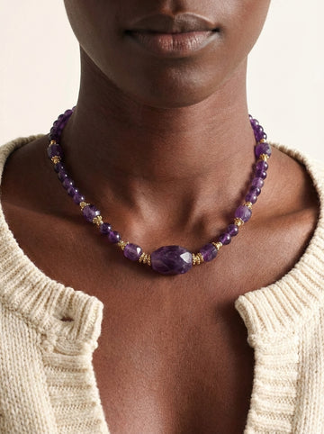 Nocturne Ametist Kolye