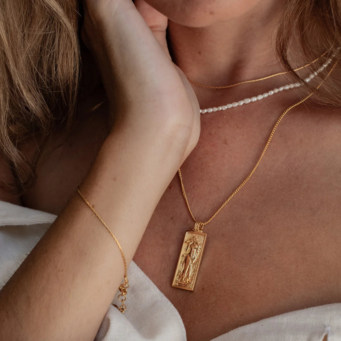 Nil Minimal Tatlı Su İnci Kolye