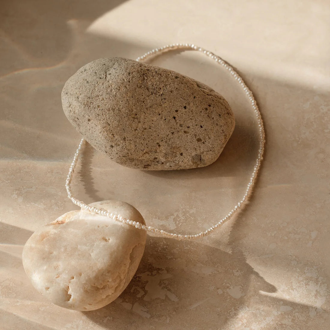 London Minimal Tatlı Su Choker