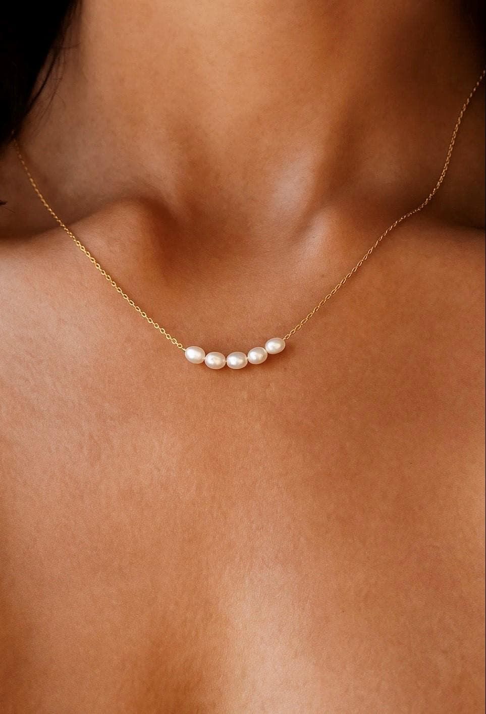 Elise İnci Zincir Kolye