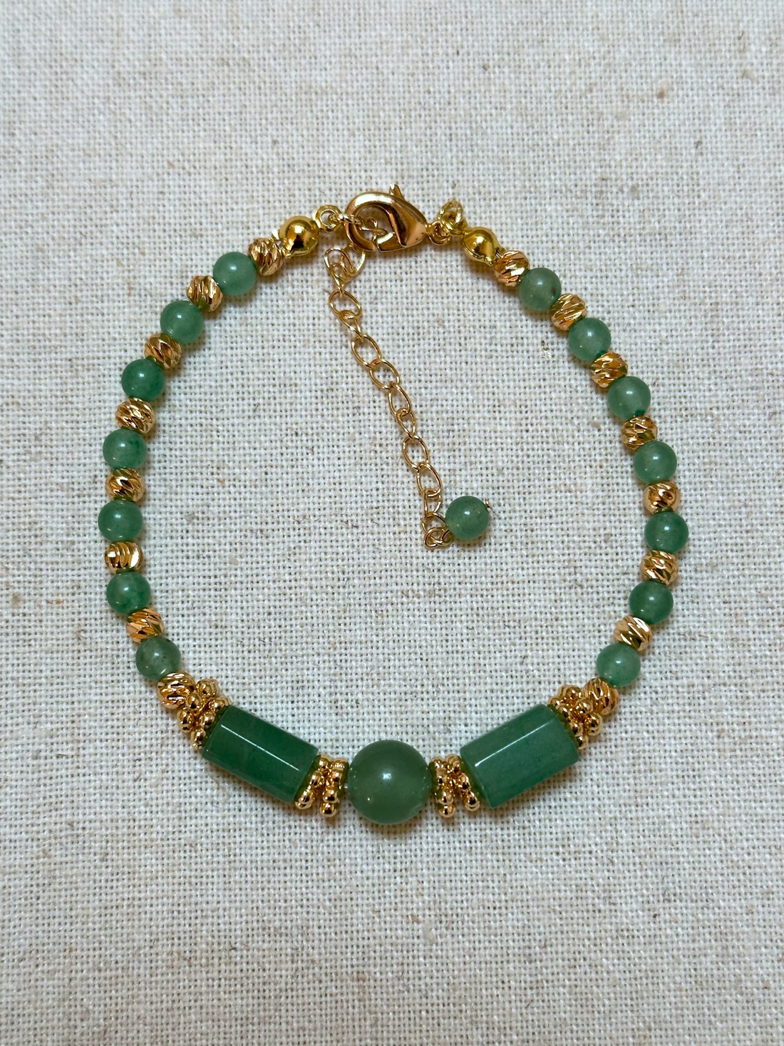 Elivia Yeşil Aventurin Bileklik Set