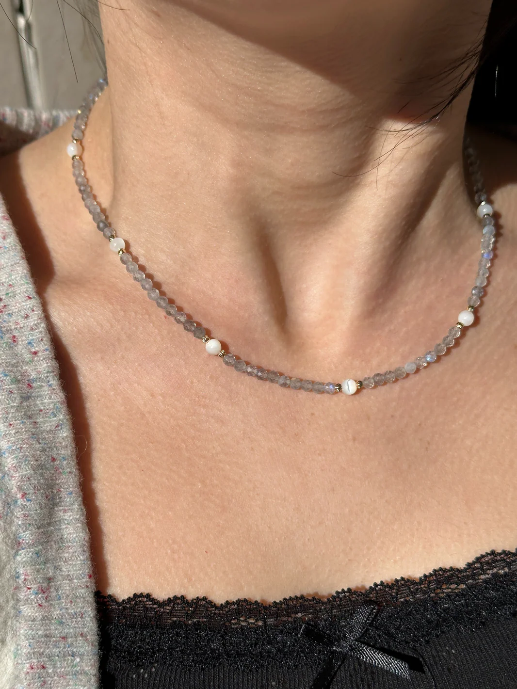 Elia Labradorit & Aytaşı Kolye