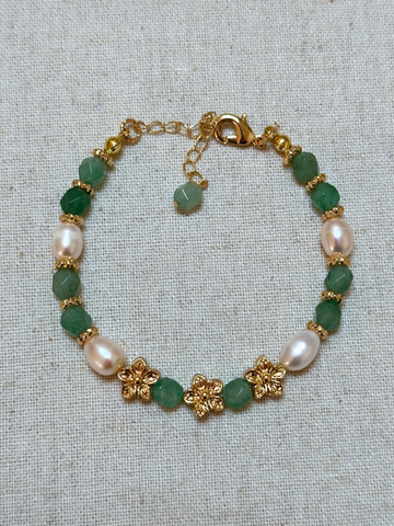 Elivia Yeşil Aventurin Bileklik Set