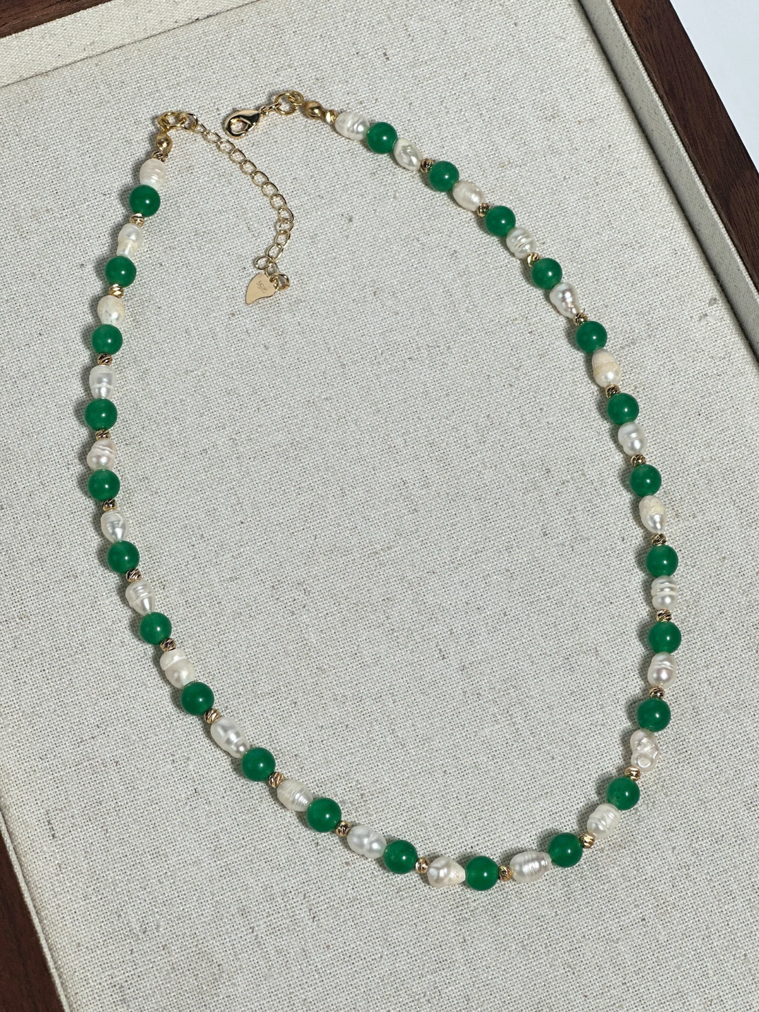 Julie Aventurine & İnci Kolye