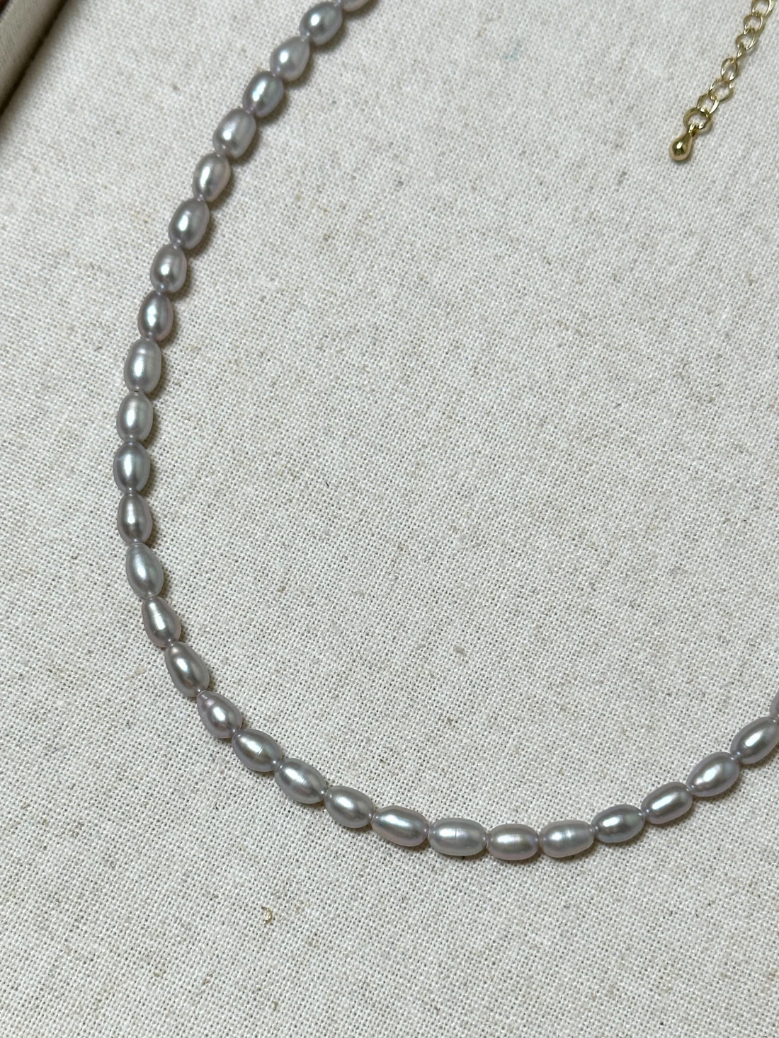 Vienna Gri Tatlı Su İnci Kolye